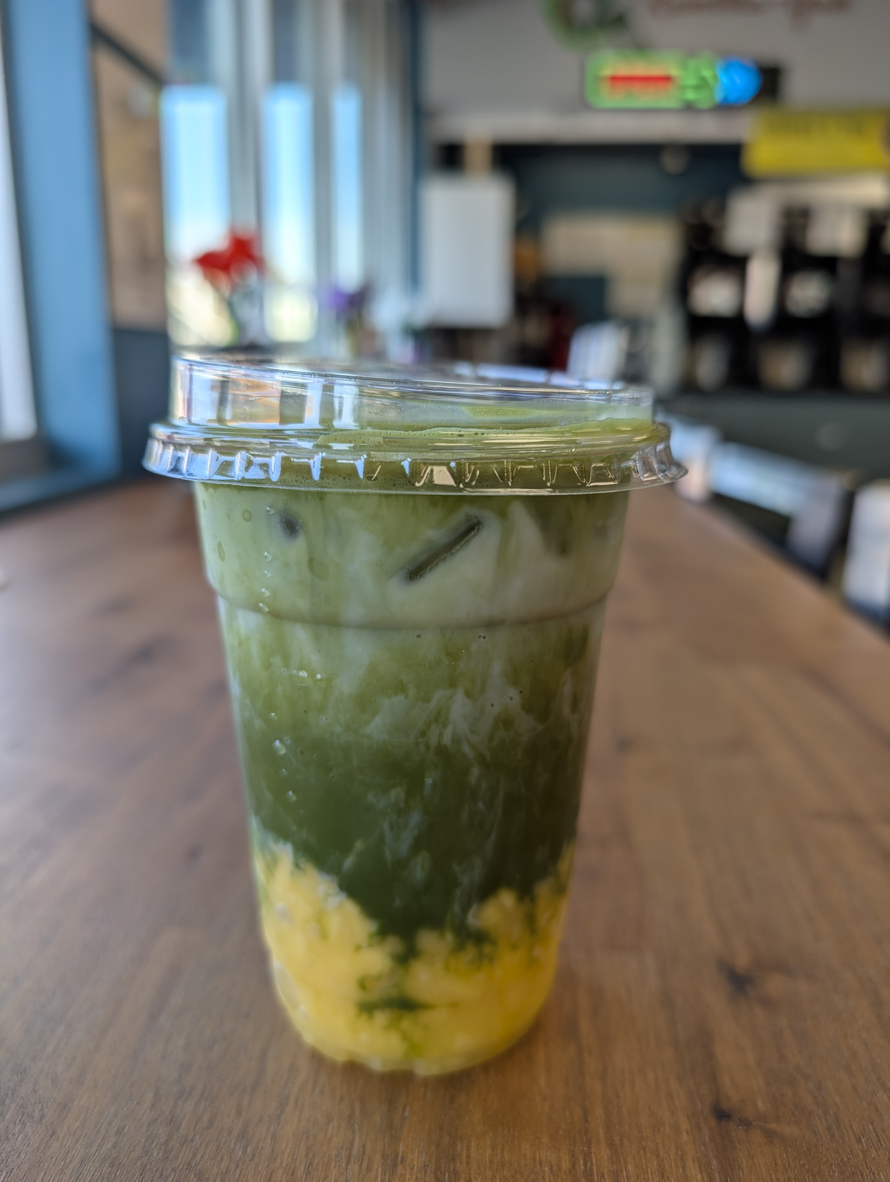 Mango Matcha Latte
